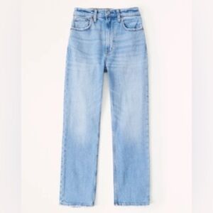 Abercrombie Light Straight Ankle Jeans -28 LONG